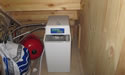 Eco-Elite Water Softener fitted under a Staircase